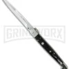 A.G.A. Campolin 12" Brazil Horn Sicilian Ring Pull Automatic Knife - Bayonet 2 A.G.A. Campolin 12" Brazil Horn Sicilian Ring Pull Automatic Knife - Bayonet -Knivesand Tools Shop 12 sicilian braz ring cm large
