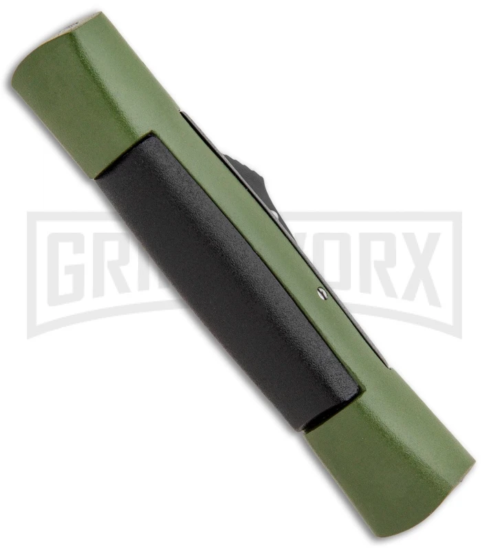 AKC Concord Green/Black OTF Automatic Knife - Flat Black AKC Concord Green/Black OTF Automatic Knife - Flat Black -Knivesand Tools Shop AKC 007 Concord OTF Green Black Flat GX 30500 jr side large