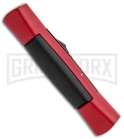AKC 007 Concord Red/Black OTF Automatic Knife - Dagger Black -Knivesand Tools Shop AKC 007 Concord OTF Red Black Dagger GX 30497 jr side large