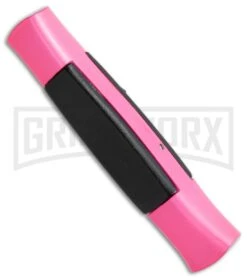 AKC 077 Concord Hot Pink OTF Automatic Knife - Flat Satin Plain -Knivesand Tools Shop AKC 077 Concord OTF Hot Pink BHQ 72005 jr side large