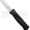 AKC 777 Blackfinger Black OTF Automatic Knife - Dagger Satin Plain -Knivesand Tools Shop AKC 777 Blackfinger Dagger OTF Auto Black Satin BHQ 50807 jr large