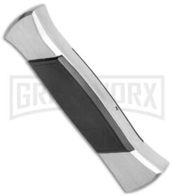 AKC 777 Blackfinger Brushed Aluminum OTF Automatic Knife - Dagger Black Plain 4 AKC 777 Blackfinger Brushed Aluminum OTF Automatic Knife - Dagger Black Plain -Knivesand Tools Shop AKC 777 Blackfinger Dagger OTF Auto Brushed Black BHQ 138853 jr side large