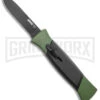 AKC 777 Blackfinger Green/Black OTF Automatic Knife - Black Plain 2 AKC 777 Blackfinger Green/Black OTF Automatic Knife - Black Plain -Knivesand Tools Shop AKC 777 Blackfinger OTF Auto Green Black Black Flat BHQ 138920 jr large