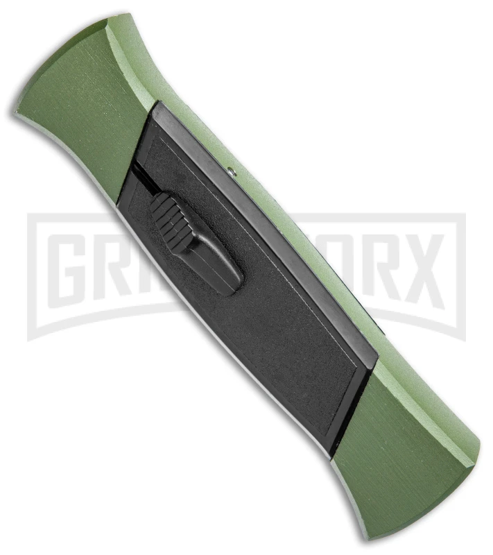 AKC 777 Blackfinger Green/Black OTF Automatic Knife - Black Plain AKC 777 Blackfinger Green/Black OTF Automatic Knife - Black Plain -Knivesand Tools Shop AKC 777 Blackfinger OTF Auto Green Black Black Flat BHQ 138920 jr spine large