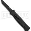 AKC 777 Blackfinger Black OTF Automatic Knife - Black Tanto 1 AKC 777 Blackfinger Black OTF Automatic Knife - Black Tanto -Knivesand Tools Shop AKC 777 Blackfinger Tanto OTF Auto Black Black BHQ 87414 jr large