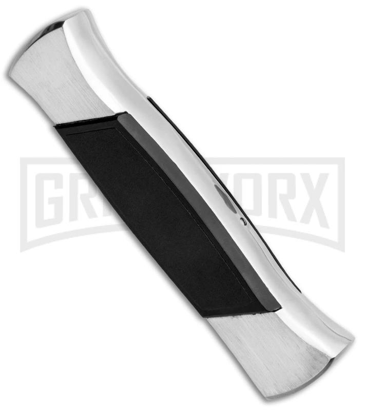 AKC 777 Blackfinger Brushed Aluminum OTF Automatic Knife - SW Tanto AKC 777 Blackfinger Brushed Aluminum OTF Automatic Knife - SW Tanto -Knivesand Tools Shop AKC 777 Blackfinger Tanto OTF Auto Brushed Aluminum SW BHQ 87412 jr side 2 large