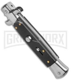 Knivesand Tools Shop -Knivesand Tools Shop AKC 9in Stiletto Sim Dark Horn Auto Bayo GX 37956 jr spine large