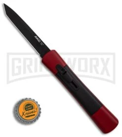 AKC Concord Red/Black OTF Automatic Knife - Tanto Black Plain -Knivesand Tools Shop AKC Concord Tanto Red Black Black BHQ 90289 er bottlecap large