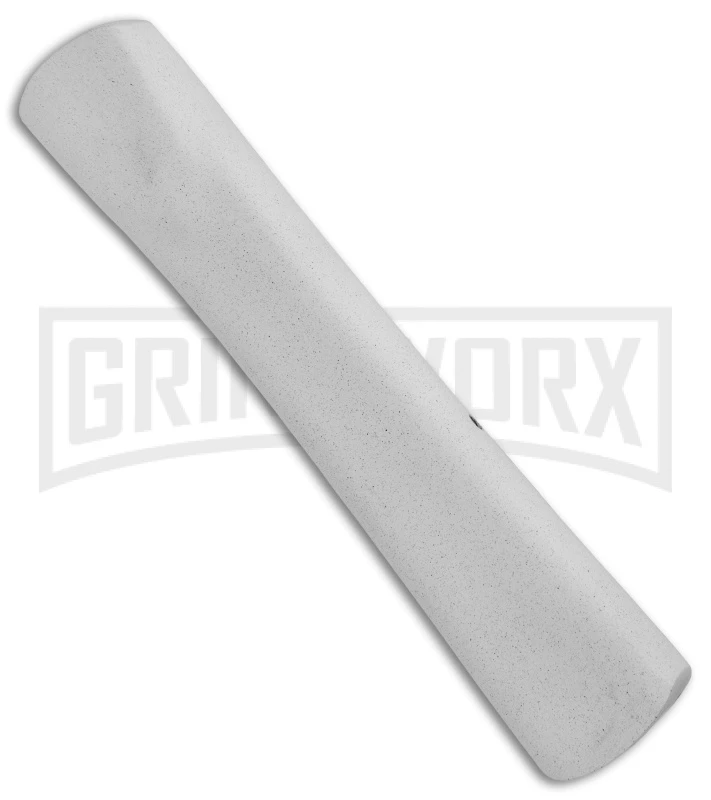 AKC Concord White/Black OTF Automatic Knife - Tanto Satin Plain AKC Concord White/Black OTF Automatic Knife - Tanto Satin Plain -Knivesand Tools Shop AKC Concord Tanto White Black Satin BHQ 90286 er side large