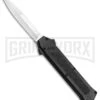 AKC F-16 Black D/A OTF Automatic Knife - Bayo Satin Plain -Knivesand Tools Shop AKC F 16 Black DA OTF Bayo Satin Plain BP 23852 jr large
