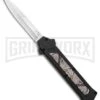 AKC F-16 Diamondback D/A OTF Automatic Knife - Bayo Satin Plain -Knivesand Tools Shop AKC F 16 DA Bayo OTF Auto Diamondback Satin BHQ 131609 jr large
