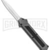 AKC F-16 Gray D/A OTF Automatic Knife - Dagger Satin Plain 1 AKC F-16 Gray D/A OTF Automatic Knife - Dagger Satin Plain -Knivesand Tools Shop AKC F 16 DA Dagger OTF Auto Gray Satin BHQ 92691 jr large