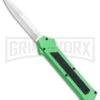 AKC F-16 Green D/A OTF Automatic Knife - Bayo Satin Plain -Knivesand Tools Shop AKC F 16 Green DA OTF Bayo Satin Plain BP 23855 jr large