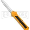 AKC F-16 Yellow D/A OTF Automatic Knife - Dagger Satin Plain 2 AKC F-16 Yellow D/A OTF Automatic Knife - Dagger Satin Plain -Knivesand Tools Shop AKC F 16 Yellow DA OTF Auto Dagger Satin GX 37626 jr large