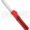 AKC F-20 Red Aluminum DBL Dagger OTF Automatic Knife - Satin Plain 1 AKC F-20 Red Aluminum DBL Dagger OTF Automatic Knife - Satin Plain -Knivesand Tools Shop AKC F 20 DA Dagger OTF Auto Red Aluminum Satin BHQ 179208 jr large
