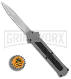 AKC F-16 Gray D/A OTF Automatic Knife - Bayo Satin Plain 5 AKC F-16 Gray D/A OTF Automatic Knife - Bayo Satin Plain -Knivesand Tools Shop AKC F16 DA Bayo Satin Plain BP 25691 er bottlecap large
