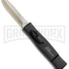 AKC Minion Concord Black OTF Automatic Knife - Dagger Gold Plain -Knivesand Tools Shop AKC Minion OTF Concord Black Gold Dagger BHQ 52368 jr 2 large