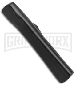 AKC Concord Black OTF Automatic Knife - Flat Gold Plain -Knivesand Tools Shop AKC OTF Black Concord Gold Flat BHQ 52360 jr side large