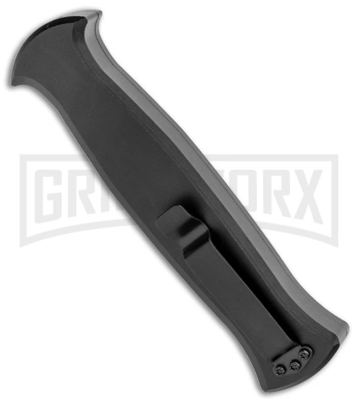AKC X-treme EVO Black / Orange Slide OTF Automatic Knife - Black Plain AKC X-treme EVO Black / Orange Slide OTF Automatic Knife - Black Plain -Knivesand Tools Shop AKC X treme EVO OTF Auto Black Orange Slide Black BHQ 114335 jr side large