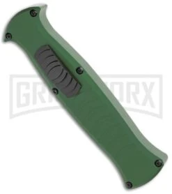 AKC X-treme EVO Green OTF Automatic Knife - Satin Plain -Knivesand Tools Shop AKC X treme EVO OTF Auto Green Satin BHQ 105417 jr spine large