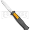 AKC X-treme EVO Black / Orange Slide OTF Automatic Knife - Satin Plain -Knivesand Tools Shop AKC X treme EVO OTF Automatic Knife Black Orange Slide 3.5in Satin BHQ 114879 LS large