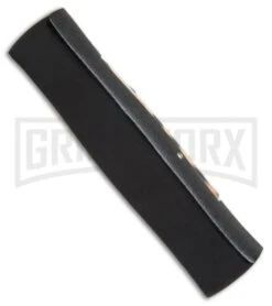 AKC Concord Red/White Skull OTF Automatic Knife - Flat Grind Black Flat -Knivesand Tools Shop AKC minion concord cheetah black BP 19139 er side large