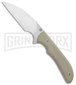 Artisan Cutlery Tan G-10 Sea Snake Fixed Blade Knife - Satin Plain