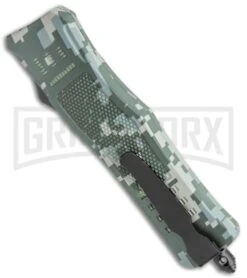 Atomic Defender Medium OTF Automatic Knife Digi Camo - Drop Point Two Tone -Knivesand Tools Shop Atomic Defender Medium CP Digi Camo TT GX 36260 jr side large