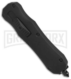 Atomic FL D/A OTF Automatic Knife - Dagger Black Plain -Knivesand Tools Shop Atomic FL DA dagger black plain BP 18785 er spine large