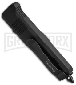 Atomic Shield Dagger Black OTF Automatic Knife - Plain 4 Atomic Shield Dagger Black OTF Automatic Knife - Plain -Knivesand Tools Shop Atomic Shield Dagger Black TT Plain BP 19060 jr side large