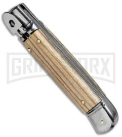 Knivesand Tools Shop -Knivesand Tools Shop Beltrame LL Olive Wood Auto Satin BP 27021 jr spine large