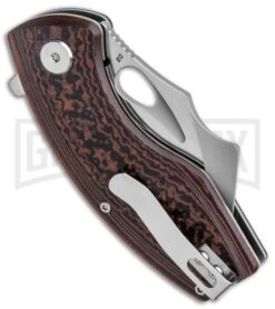 Bestech Knives Lizard Flipper Knife Black/Orange G-10 - Satin Plain -Knivesand Tools Shop Bestech Knives Lizard Black Orange G 10 Satin BG39A BHQ 124915 jr side large