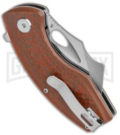 Bestech Knives Lizard Flipper Knife Natural Green/Orange G-10 - Satin Plain -Knivesand Tools Shop Bestech Knives Lizard Green Orange G 10 Satin BG39B BHQ 124917 jr side large