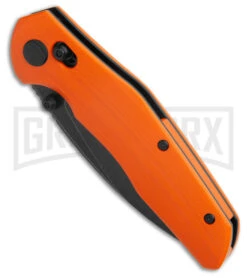 Bestech Knives Bestechman Ronan Orange G-10 Bar Lock Knife - Black Plain -Knivesand Tools Shop Bestech Knives Ronan Barlock Orange PVD BHQ 182026 spine kc large