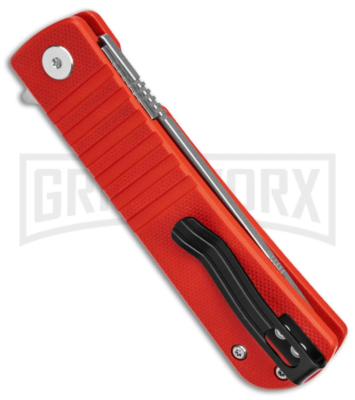 Bestech Knives Titan Red G-10 Folding Knife - Satin/SW D2 Plain Bestech Knives Titan Red G-10 Folding Knife - Satin/SW D2 Plain -Knivesand Tools Shop Bestech Knives Titan LL Red Black BHQ 144035 jr side large