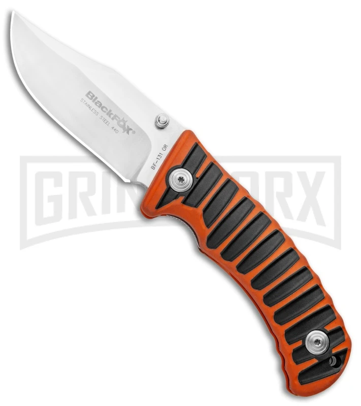 Boker BF-131 Fox Orange/Black Liner Lock Knife - Satin Plain Boker BF-131 Fox Orange/Black Liner Lock Knife - Satin Plain -Knivesand Tools Shop Boker BF 131 Orange Black Fox Folder 01FX035 BHQ 117275 jr large