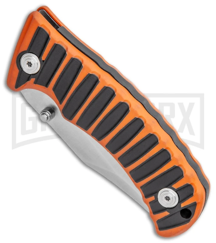 Boker BF-131 Fox Orange/Black Liner Lock Knife - Satin Plain Boker BF-131 Fox Orange/Black Liner Lock Knife - Satin Plain -Knivesand Tools Shop Boker BF 131 Orange Black Fox Folder 01FX035 BHQ 117275 jr spine large