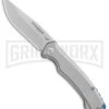 Boker Magnum Blue Steel Stainless Steel Folding Knife - Satin Plain