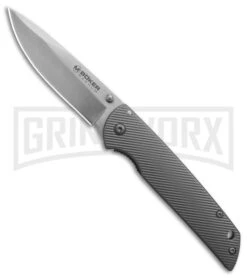 Boker Magnum Eternal Classic Steel Frame Lock Knife W/Thumb Stud - Satin Plain