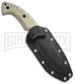 Boker Magnum Joint Adventure Tan G-10 Fixed Blade Knife - Two Tone Plain -Knivesand Tools Shop Boker Magnum Joint Adventure Tan TT 02SC102 BHQ 49553 jr sheath large