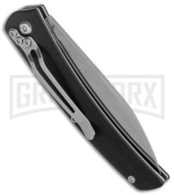 Boker Magnum Long Lead EDC Slip Joint Knife - Satin Plain -Knivesand Tools Shop Boker Magnum LL EDC SJ Black G 10 Satin 01SC080 BHQ 120664 jr side large