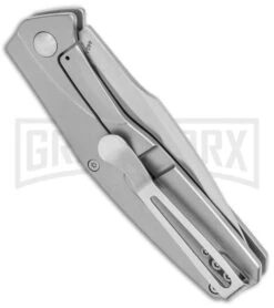 Boker Magnum The Milled One Steel Folding Knife - Satin Plain 4 Boker Magnum The Milled One Steel Folding Knife - Satin Plain -Knivesand Tools Shop Boker Magnum The Milled One FL Satin BHQ 136007 jr side large