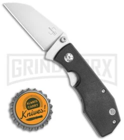 Boker Plus Joule Frame Lock Knife Black G-10 - Satin Plain -Knivesand Tools Shop Boker Plus Joule Frame Lock Knife 2.4 Black G 10 Stainless Steel 01BO316 BHQ 118386 LS Bottlecap large