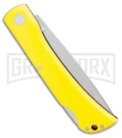 Boker Plus Rangebuster 2.0 Lockback Folding Knife Yellow - Satin Plain 4 Boker Plus Rangebuster 2.0 Lockback Folding Knife Yellow - Satin Plain -Knivesand Tools Shop Boker Plus Justin Rangebuster 2.0 Lockback Knife Yellow 3.5 Satin 01BO172JU BHQ 125058 LS Side large