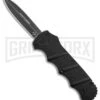 Boker Kalashnikov Black Aluminum OTF Automatic Knife - Dagger Black SW Plain -Knivesand Tools Shop Boker Plus Kalashinov Dagger OTF Automatic Knife Black Aluminium 3in Black SW BHQ 126000 td large