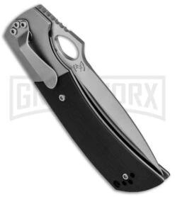 Boker Plus Marlowe Squail Black G-10 Folding Knife - Satin Plain -Knivesand Tools Shop Boker Plus Marlowe Squail Junior LL G 10 Ti 01BO313 BHQ 67880 jr side large