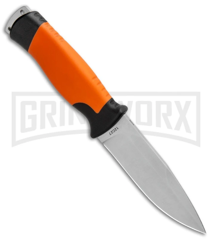 Boker Plus 02BO014 Outdoorsman Fixed Blade Knife Orange - Satin Plain Boker Plus 02BO014 Outdoorsman Fixed Blade Knife Orange - Satin Plain -Knivesand Tools Shop Boker Plus Outdoorsman Fixed Blade Orange Satin 02BO014 BHQ 90659 jr spine large