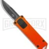Boker Plus USB OTF Black Automatic Knife Aluminum - Orange SW Plain -Knivesand Tools Shop Boker Plus USB OTF Auto Orange Aluminum Black SW BHQ 125997 jr large