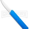 Boker USA Kwaiken OTF Automatic Knife Blue Aluminum (3.4" Satin) 06EX550