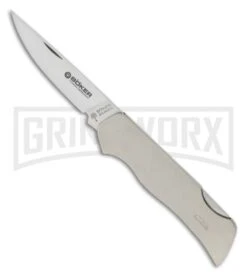 Boker Titan II Titanium Folding Knife - Satin Plain